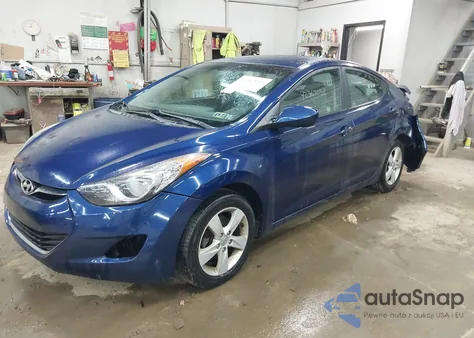 2013 Hyundai Elantra Gls/Limited from USA, damaged, VIN KMHDH4AEXDU577348